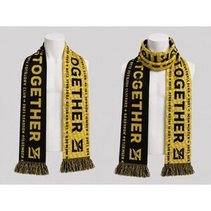 LAFC Los Angeles Football Club 2021 Season Member Scarf Together Black Gold MLS‎